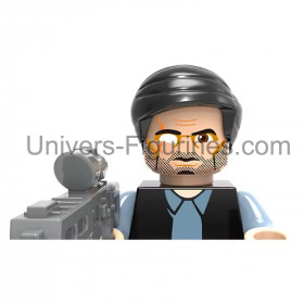 Figurine Daryl Dixon compatible brique - Série The Walking Dead