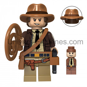 Figurine Indiana Jones – Héros des Aventuriers de l’Arche Perdue avec accessoires