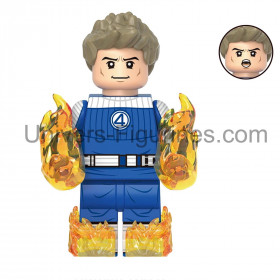Figurine La Torche – Les 4 Fantastiques – Compatible avec LEGO
