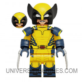 Figurine Wolverine – Armure Jaune et Bleue | Marvel