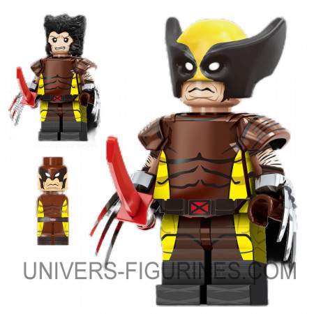 Figurine Wolverine – Costume Marron et Jaune | Marvel