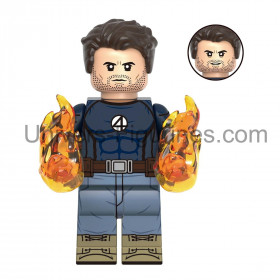Human Torch – Figurine Marvel à assembler enflammée