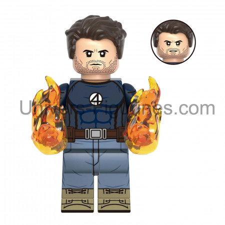 Human Torch – Figurine Marvel à assembler enflammée