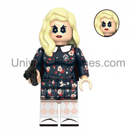 Figurine Harley Quinn – Robe fleurie – DC Comics originale