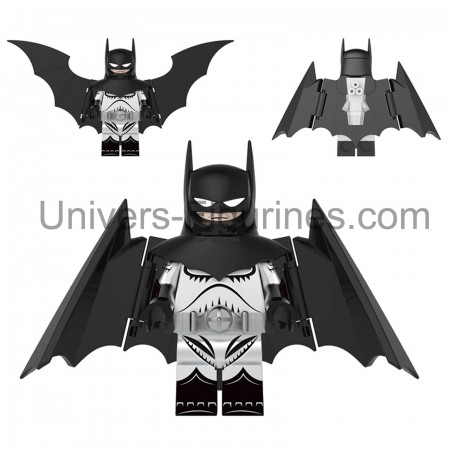 Figurine Hellbat Blue – Armure futuriste de Batman DC