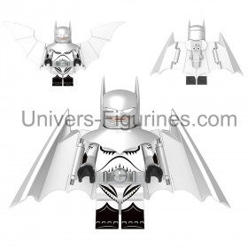 Figurine Hellbat Argent – Armure blindée Batman