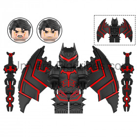 Figurine Hellbat Rouge et Noir – Chevalier Noir de Gotham