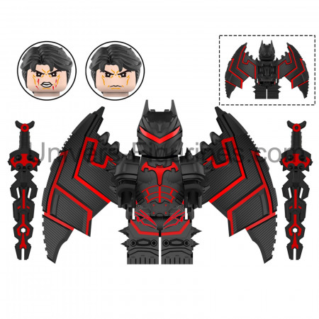 Figurine Hellbat Rouge et Noir – Chevalier Noir de Gotham