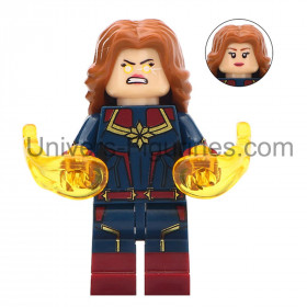 Captain Marvel – Figurine en briques de collection super-héros