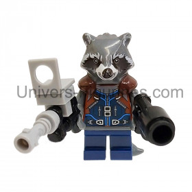 Rocket Raccoon – Figurine en briques des Gardiens de la Galaxie
