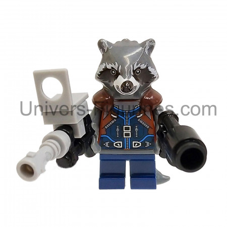 Rocket Raccoon – Figurine en briques des Gardiens de la Galaxie