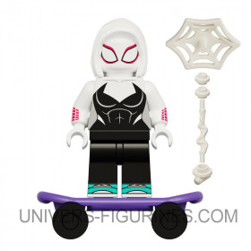 Figurine LEGO Spider-Gwen - Gwen Stacy en Costume Noir et Blanc