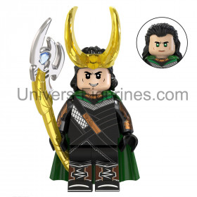 Figurine Loki avec Sceptre | Collection Marvel