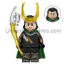 Figurine Loki avec Sceptre | Collection Marvel