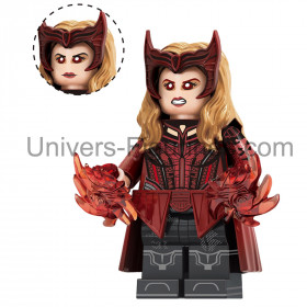 Minifigurine compatible briques — Wanda Maximoff écarlate