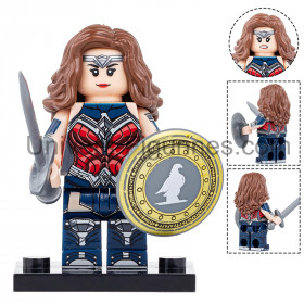 Wonder Woman – Figurine DC argentée à assembler