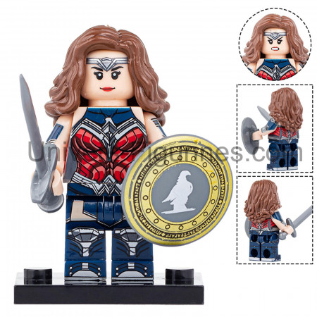 Wonder Woman – Figurine DC argentée à assembler