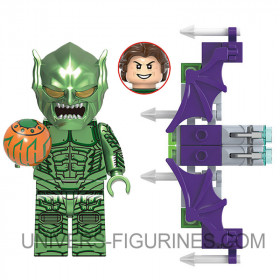 Figurine Green Goblin Compatible Briques – Bouffon Vert | Marvel Collector