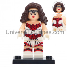 Wonder Woman blanche – Figurine DC stylisée à assembler