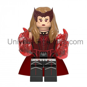 Figurine Sorcière Rouge sombre - Minifigurine Marvel rare