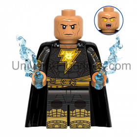 Figurine Black Adam DC Comics avec effets éclair