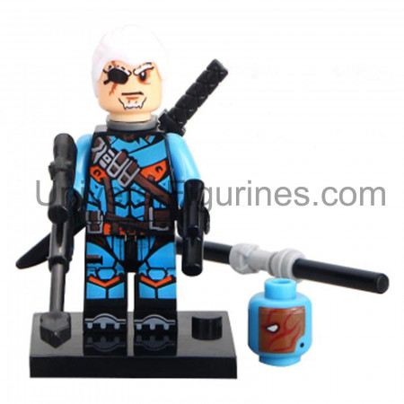 Figurine Deathstroke compatible briques – Super-vilain DC