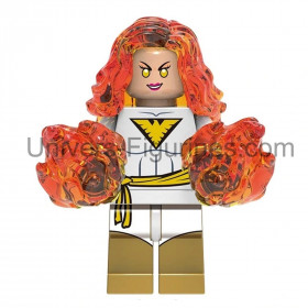 Figurine Phénix costume blanc – Jean Grey X-Men compatible briques