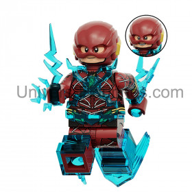 Figurine Flash DC Comics avec éclairs bleus