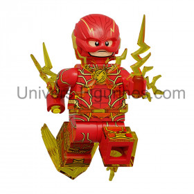 Figurine Flash DC Comics avec éclairs dorés