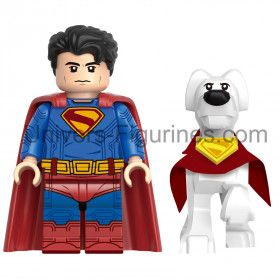 Figurine Superman et Krypto – DC Comics