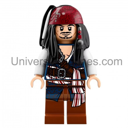 Figurine Jack Sparrow Pirates des Caraïbes – Compatible LEGO