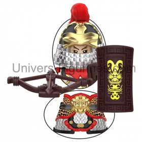 Figurine guerrière chinoise rare - compatible briques