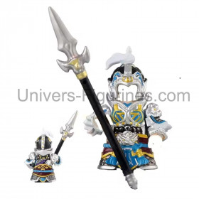 Figurine chevalier chinois de collection - compatible briques