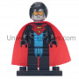 Découvrez Eradicator, le clone de Superman. Figurine DC Comics détaillée avec costume sombre et cape rouge. Parfaite pour les fa