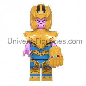 Ajoutez Thanos à votre collection Marvel ! Figurine imposante avec armure dorée et gant de l’infini. Un must-have pour les fans
