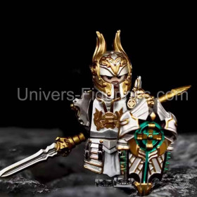 Figurine Gaholis – Chevalier blanc et or