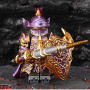 Figurine Lancelot – Chevalier violet et or
