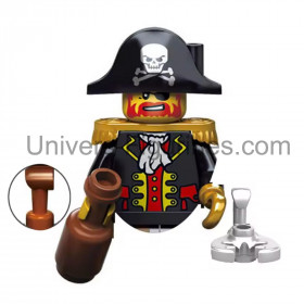 Figurine Capitaine Teague – Pirates des Caraïbes – Compatible briques