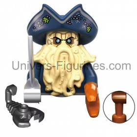 Figurine Davy Jones – Pirates des Caraïbes – Compatible briques